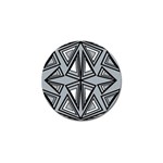 Abstract pattern geometric backgrounds   Golf Ball Marker (4 pack) Front