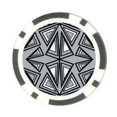 Abstract Pattern Geometric Backgrounds   Poker Chip Card Guard by Eskimos