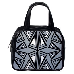 Abstract Pattern Geometric Backgrounds   Classic Handbag (one Side) by Eskimos