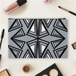 Abstract pattern geometric backgrounds   Cosmetic Bag (Large) Back