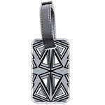 Abstract pattern geometric backgrounds   Luggage Tag (two sides) Front