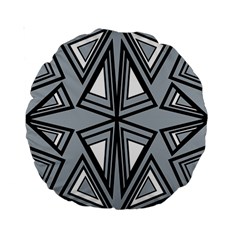 Abstract Pattern Geometric Backgrounds   Standard 15  Premium Round Cushions by Eskimos