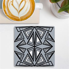 Abstract Pattern Geometric Backgrounds   Uv Print Square Tile Coaster  by Eskimos