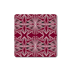 Abstract Pattern Geometric Backgrounds  Square Magnet by Eskimos