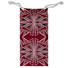 Abstract Pattern Geometric Backgrounds  Jewelry Bag by Eskimos