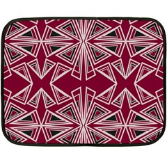 Abstract Pattern Geometric Backgrounds  Fleece Blanket (mini) by Eskimos