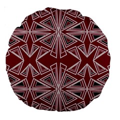 Abstract Pattern Geometric Backgrounds  Large 18  Premium Round Cushions by Eskimos