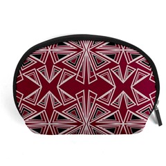 Abstract Pattern Geometric Backgrounds  Accessory Pouch (large) by Eskimos