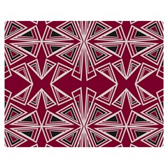 Abstract Pattern Geometric Backgrounds  Double Sided Flano Blanket (medium)  by Eskimos