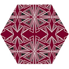 Abstract Pattern Geometric Backgrounds  Wooden Puzzle Hexagon by Eskimos