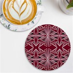 Abstract pattern geometric backgrounds  UV Print Round Tile Coaster Front