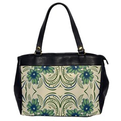 Folk Flowers Print Floral Pattern Ethnic Art Oversize Office Handbag by Eskimos