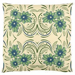 Folk Flowers Print Floral Pattern Ethnic Art Standard Flano Cushion Case (one Side) by Eskimos