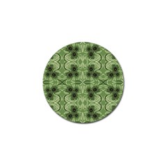 Folk Flowers Print Floral Pattern Ethnic Art Golf Ball Marker (4 Pack) by Eskimos