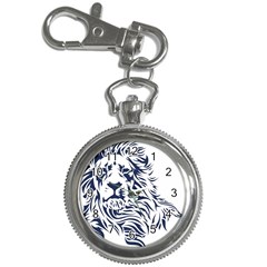 Head Art-lion Drawing Key Chain Watches