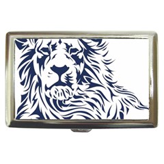 Head Art-lion Drawing Cigarette Money Case