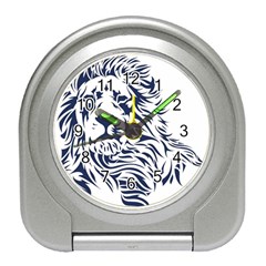 Head Art-lion Drawing Travel Alarm Clock