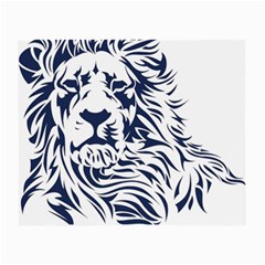 Head Art-lion Drawing Small Glasses Cloth (2 Sides) by Jancukart