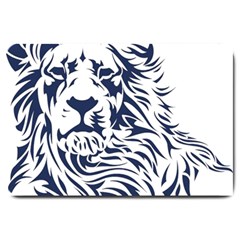 Head Art-lion Drawing Large Doormat 