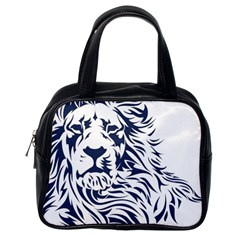 Head Art-lion Drawing Classic Handbag (one Side) by Jancukart