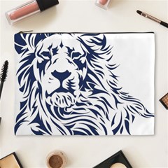 Head Art-lion Drawing Cosmetic Bag (xl) by Jancukart