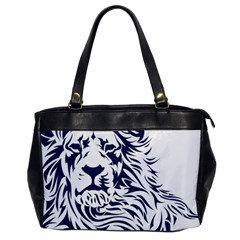 Head Art-lion Drawing Oversize Office Handbag