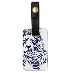 Head Art-lion Drawing Luggage Tag (one Side) by Jancukart