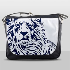 Head Art-lion Drawing Messenger Bag