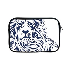 Head Art-lion Drawing Apple Ipad Mini Zipper Cases by Jancukart