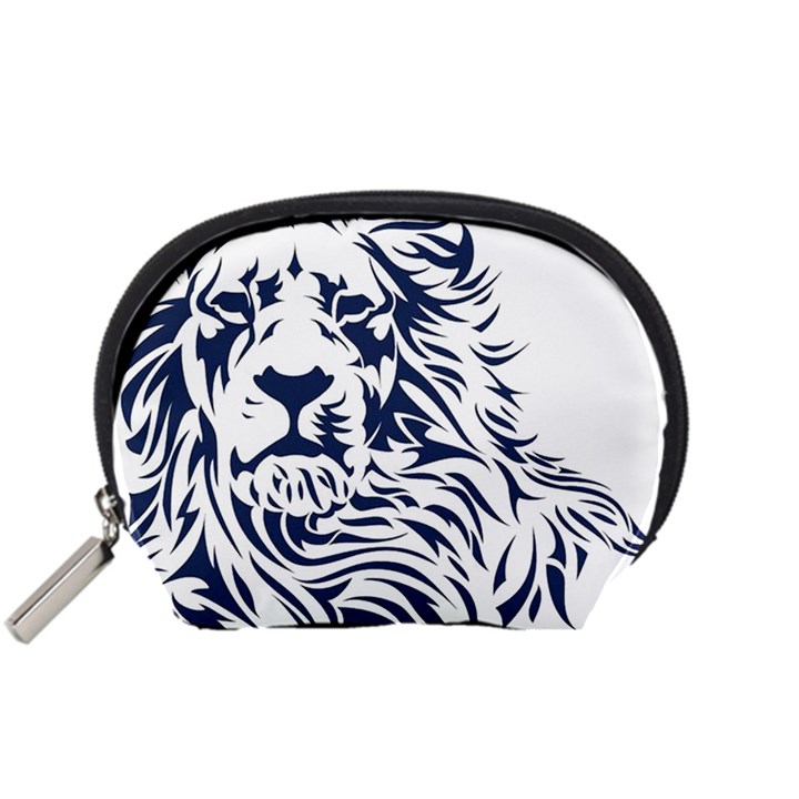 Head Art-lion Drawing Accessory Pouch (Small)