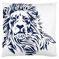 Head Art-lion Drawing Standard Flano Cushion Case (two Sides)