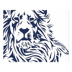 Head Art-lion Drawing Double Sided Flano Blanket (large) 