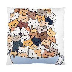 Cat-kitten Standard Cushion Case (one Side) by Jancukart