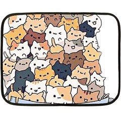 Cat-kitten Fleece Blanket (mini)