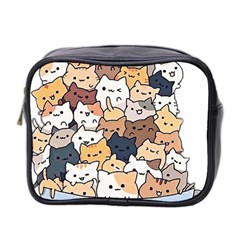 Cat-kitten Mini Toiletries Bag (two Sides)