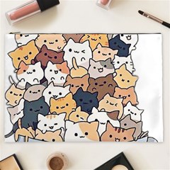 Cat-kitten Cosmetic Bag (xxl) by Jancukart