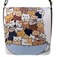 Cat-kitten Flap Closure Messenger Bag (s)