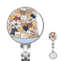 Cat-kitten Stainless Steel Nurses Watch