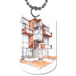 Rag-flats-onion-flats-llc-architecture-drawing Graffiti-architecture Dog Tag (Two Sides) Front