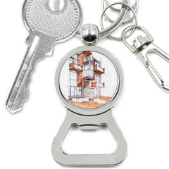 Rag-flats-onion-flats-llc-architecture-drawing Graffiti-architecture Bottle Opener Key Chain