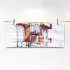 Rag-flats-onion-flats-llc-architecture-drawing Graffiti-architecture Hand Towel