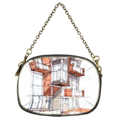 Rag-flats-onion-flats-llc-architecture-drawing Graffiti-architecture Chain Purse (two Sides)