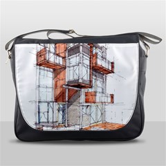 Rag-flats-onion-flats-llc-architecture-drawing Graffiti-architecture Messenger Bag