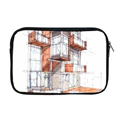 Rag-flats-onion-flats-llc-architecture-drawing Graffiti-architecture Apple Macbook Pro 17  Zipper Case