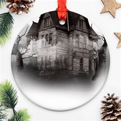 Haunted-night Building Ornament (round)