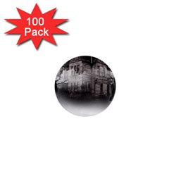 Haunted-night Building 1  Mini Buttons (100 Pack)  by Jancukart