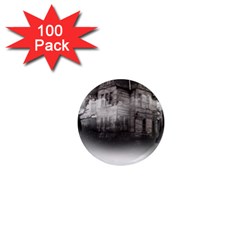 Haunted-night Building 1  Mini Magnets (100 Pack) 