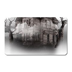 Haunted-night Building Magnet (rectangular) by Jancukart