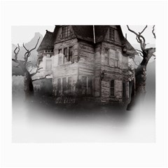 Haunted-night Building Small Glasses Cloth by Jancukart