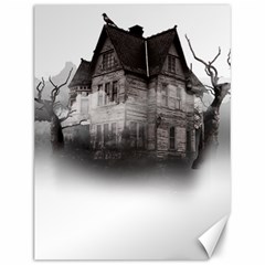 Haunted-night Building Canvas 12  X 16  by Jancukart